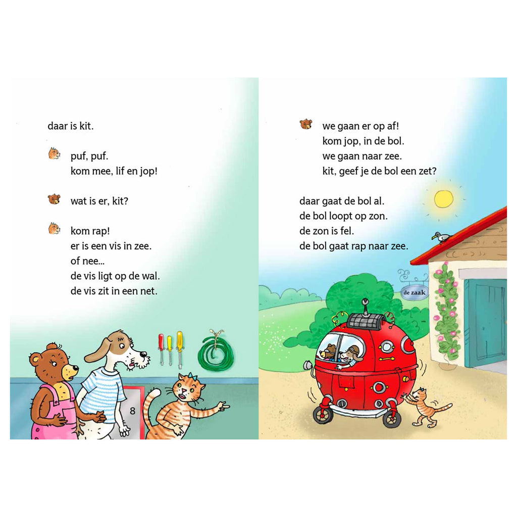 Kluitman een vis aan wal