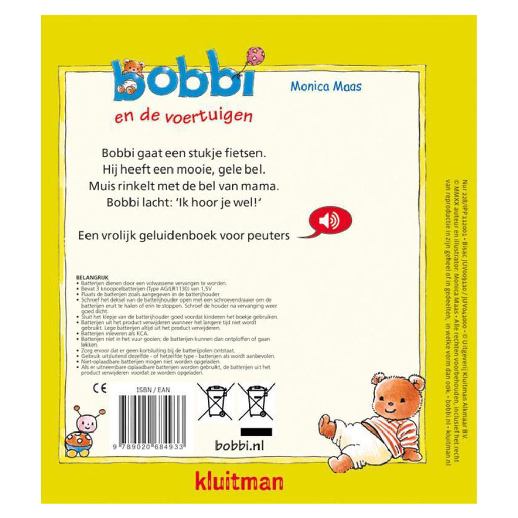 Kluitman bobbi en de voertuigen - kinderboek