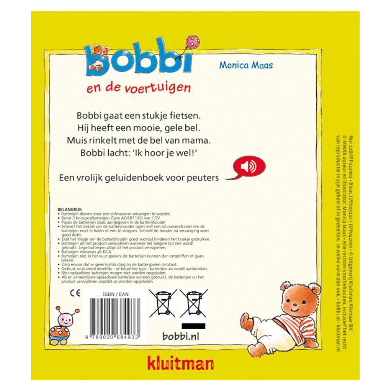 Kluitman bobbi en de voertuigen - kinderboek