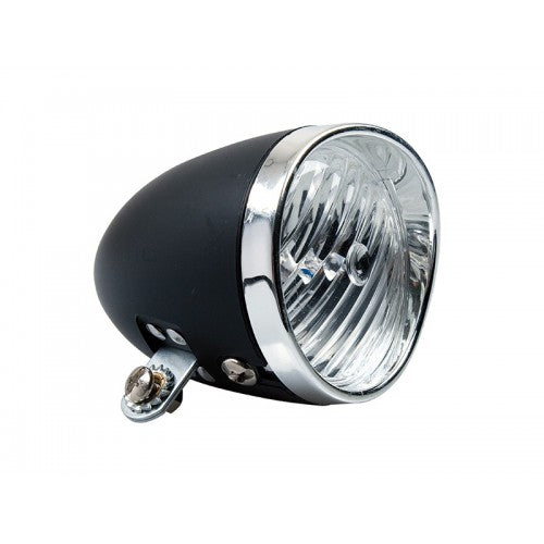 Koplamp LED. incl. batterij zwart 3 LEDs (werkplaatsverpakking)