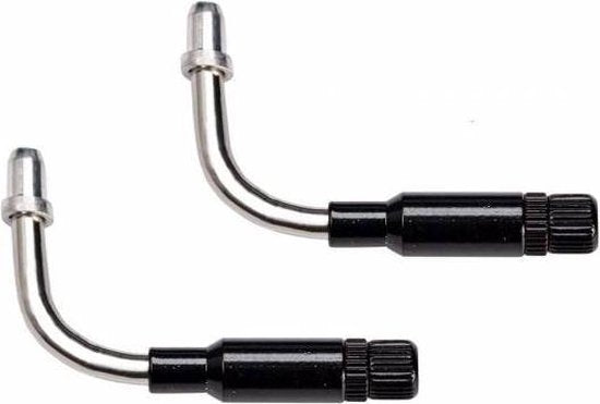 Elvedes Verstelbare V-brake bochtjes 90°Elvedes RVS kort model (2 stuks)