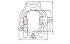 Ringslot Edge Strong Art2 - zwart