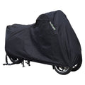 Ds covers motorhoes alfa 3w zonder ruimte voor topkoffer - zwart