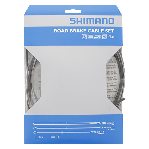 Shimano road stainless steel brake cable set front rear
