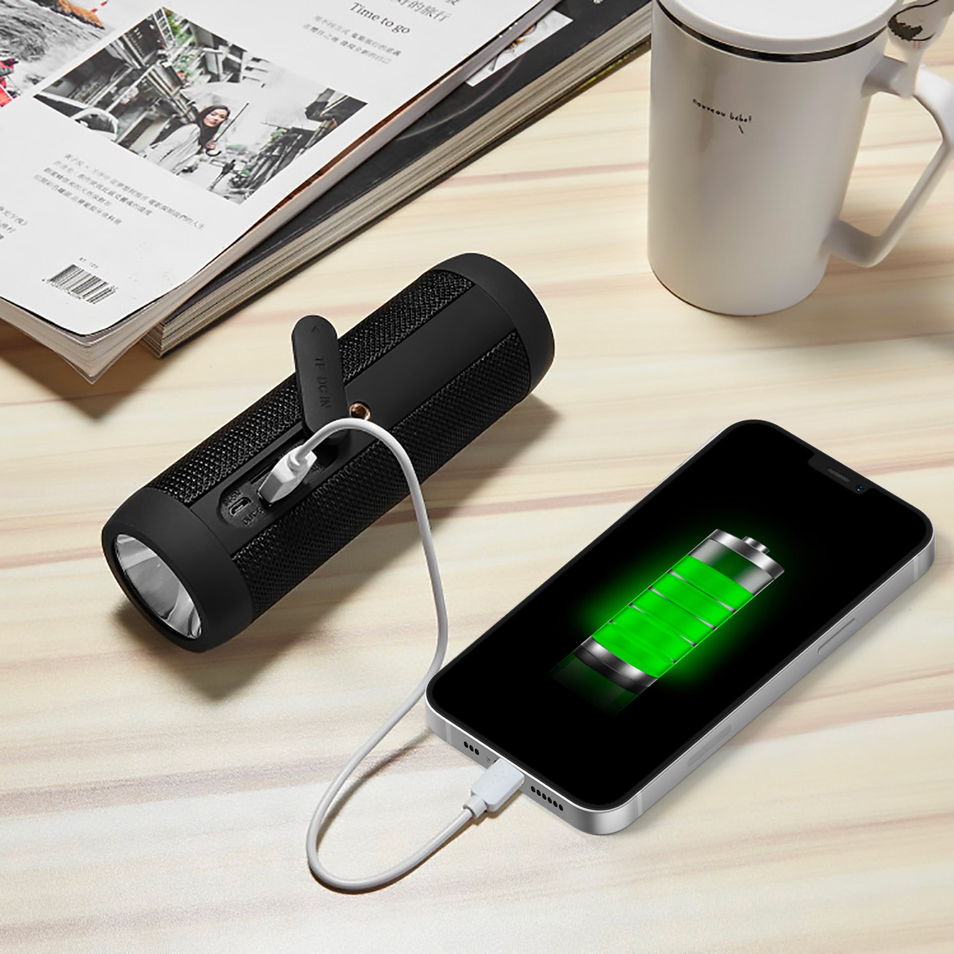 Celly Draadloze speaker Speakerbike met powerbankfunctie