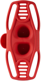bone collection telefoonhouder bone bike tie 3 voor stuurpenbevestiging rood