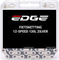 Edge fietsketting 12 speed chn-006 met 130 schakels - zilver