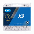 KMC X9 Silver Grey Bike Chain