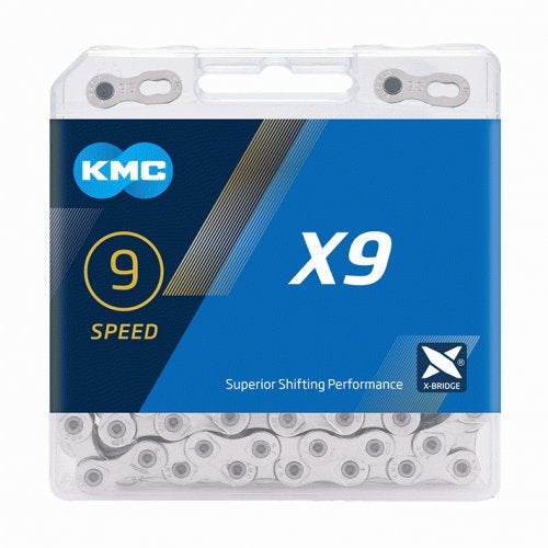 KMC X9 Silver Grey Bike Chain