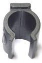 Hesling jasbeschermerklem 16 mm - zwart
