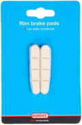 Elvedes velgremblokjes (1paar) Road 55mm wit shim.6837-CARD