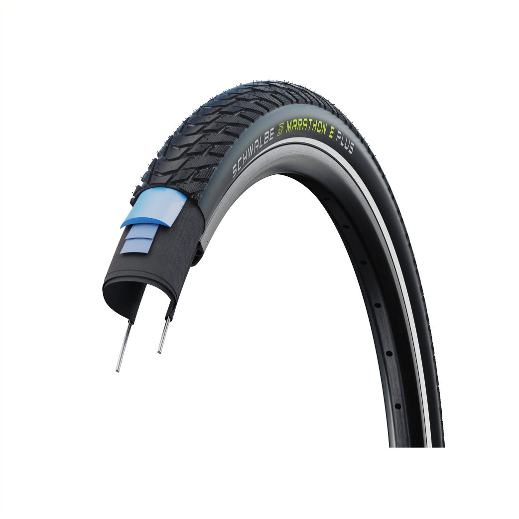 Schwalbe Benelux B.V. Schwalbe draadband marathon e-plus perf 47-622 +r zwart