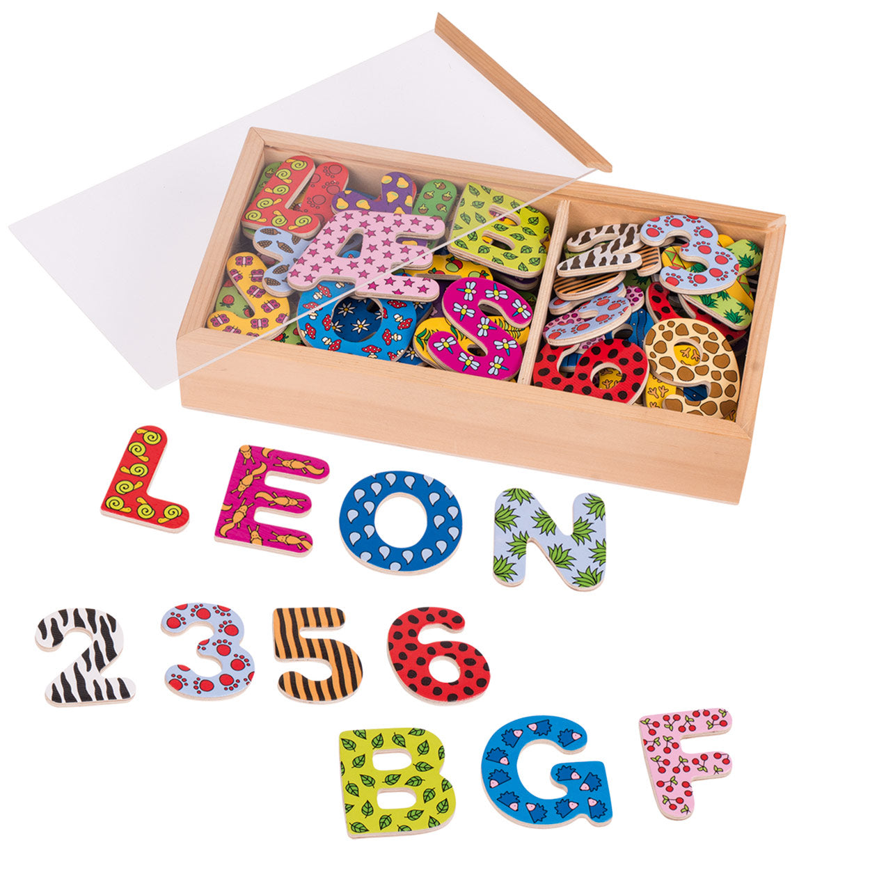 Goki magnetische cijfers letters, 88dlg.