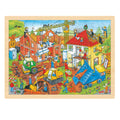 Goki houten legpuzzel - bouwplaats, 96st.
