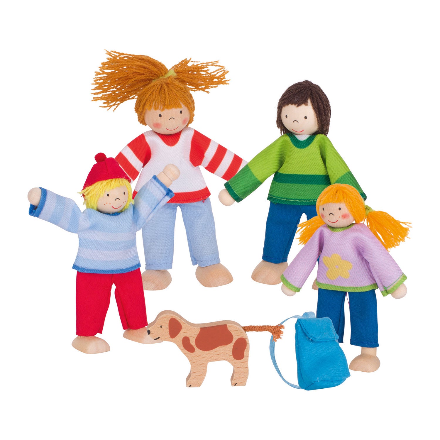 Goki poppenhuis familie