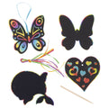 Goki scratch hangers regenboog, 6st.