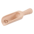 Goki houten meelschepje hart klein, 10cm