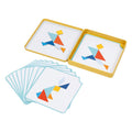 Goki houten tangram spel in blik