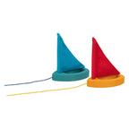 Goki houten zeilboot klein