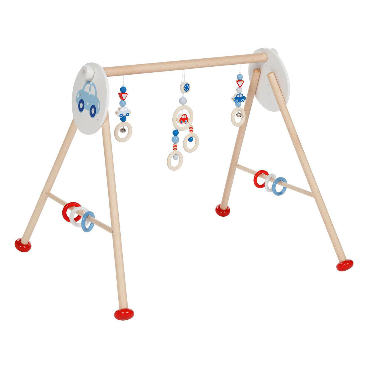 Goki houten babygym auto's