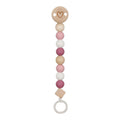 Goki houten fopspeenketting hart roze