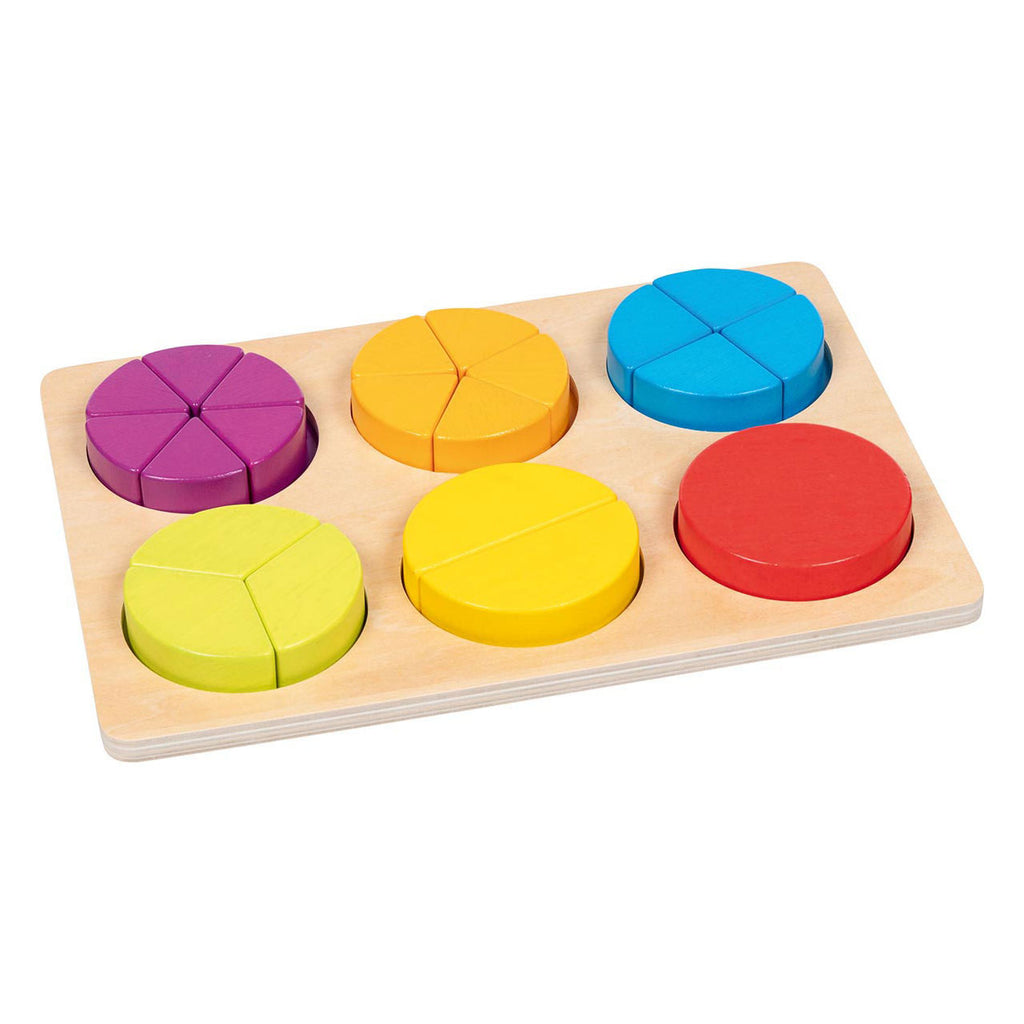 goki houten leerpuzzel breuken, 22dlg.