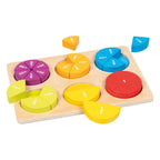 goki houten leerpuzzel breuken, 22dlg.