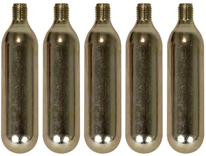 Dresco co2- cartridge brandless met draad - 5 stuks à 16 gram