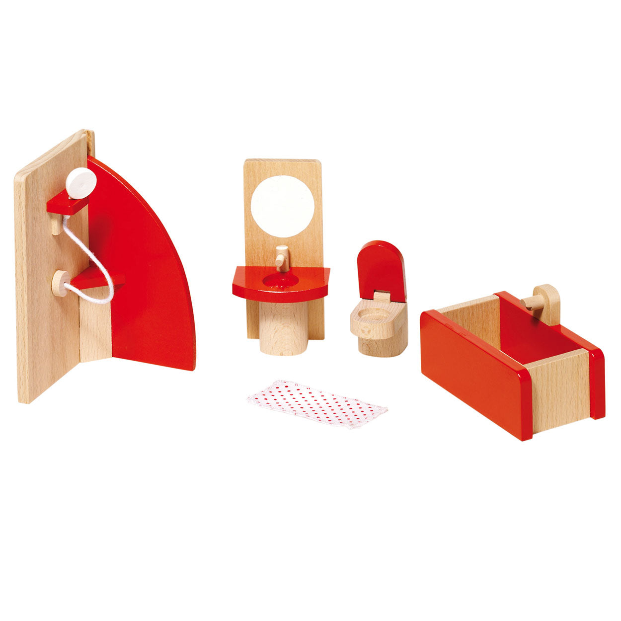 Goki poppenmeubels badkamer