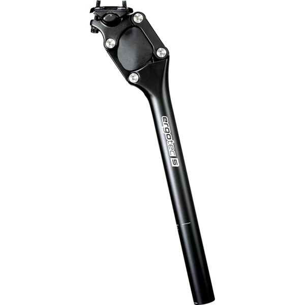 Ergotec Zadelpen parallellogram geveerd pm-705n ø27,2 mm x 350 mm - zwart