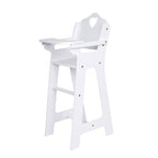 Small foot - hoge poppenstoel wit