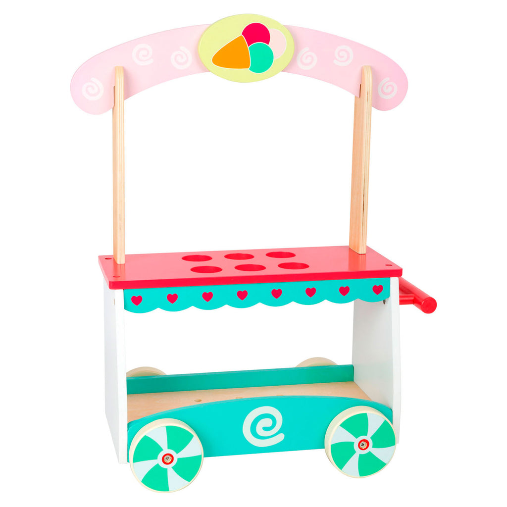 Small foot - houten ijscokar met accessoires