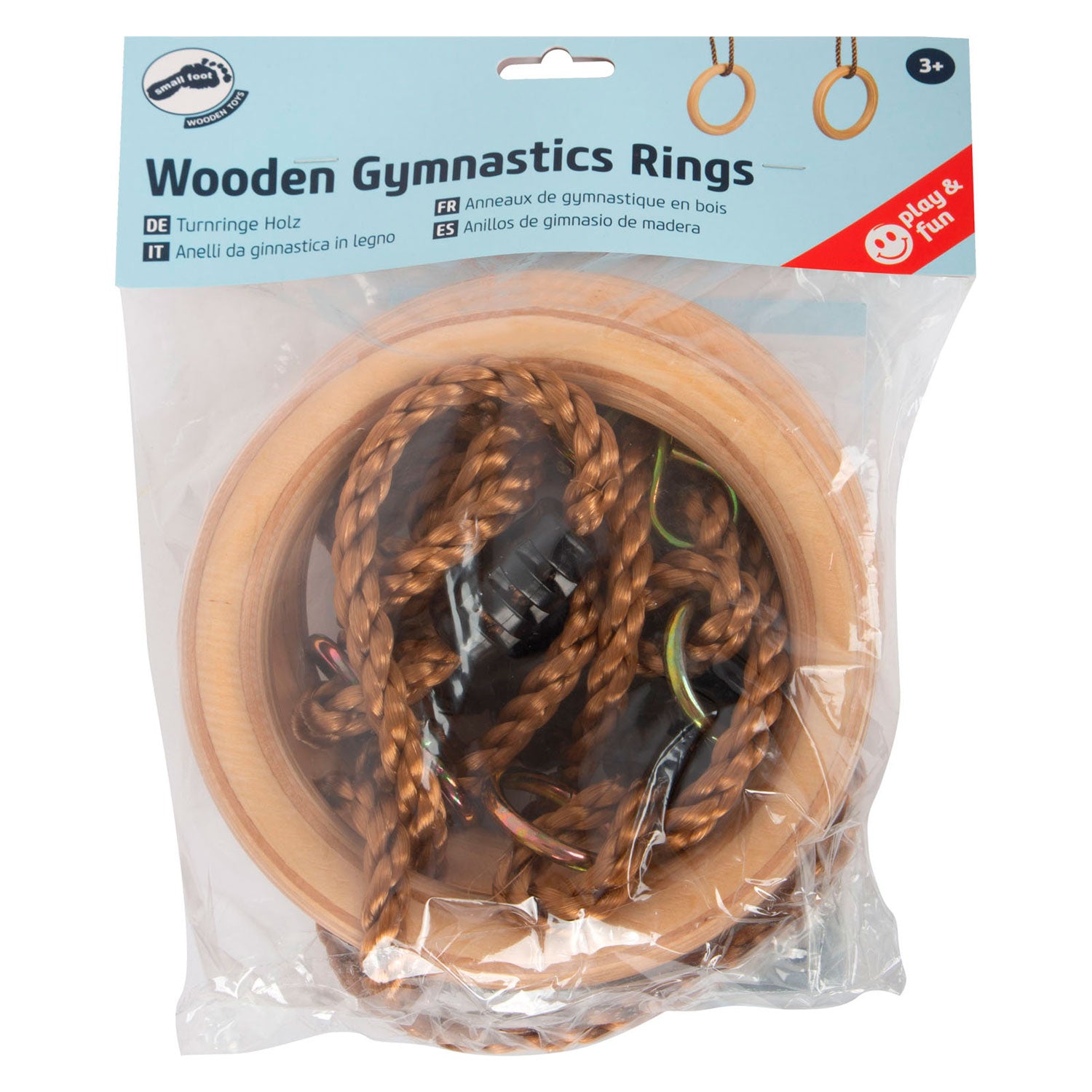 Small foot - houten gymnastiek ringen