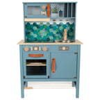 Small foot - houten kinderkeuken blauw, 7dlg.