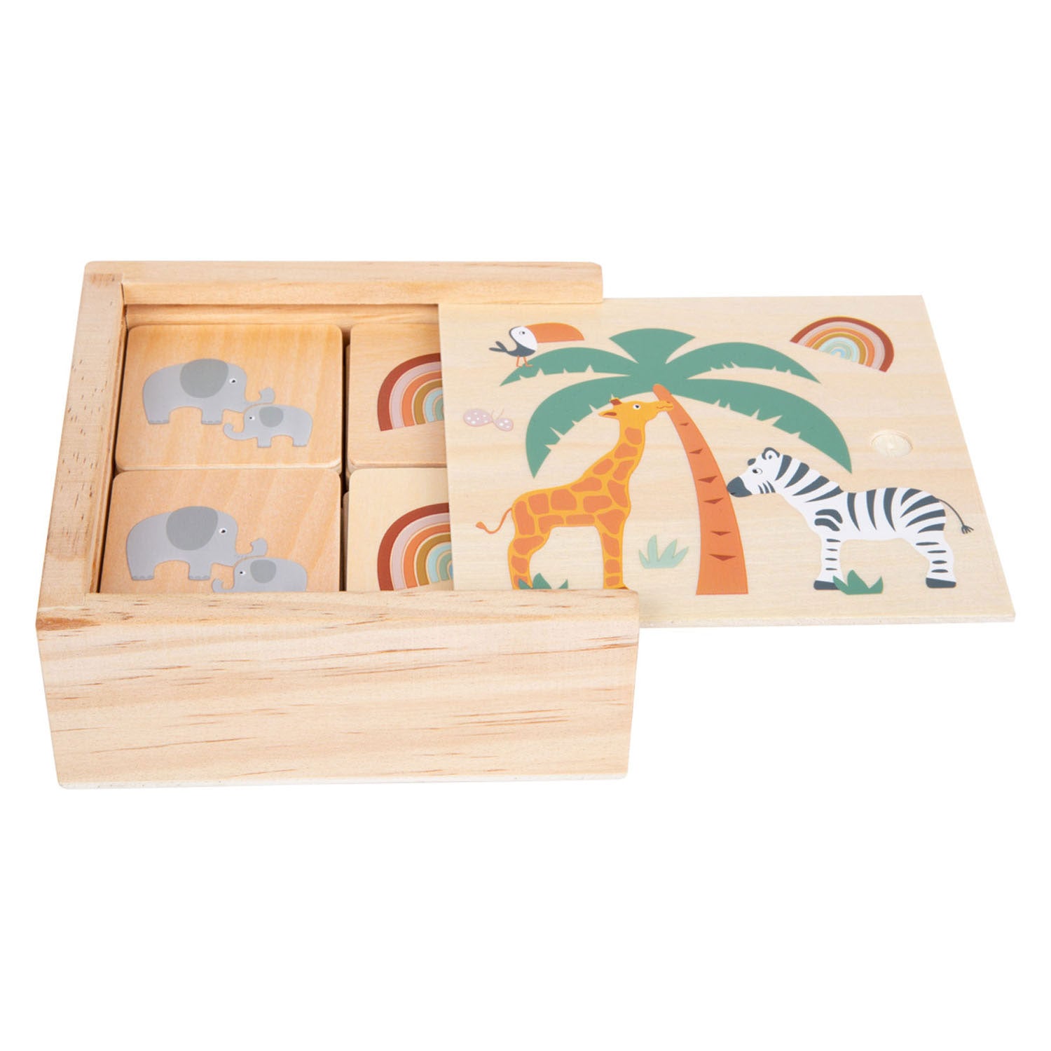 Small foot - houten memo safari