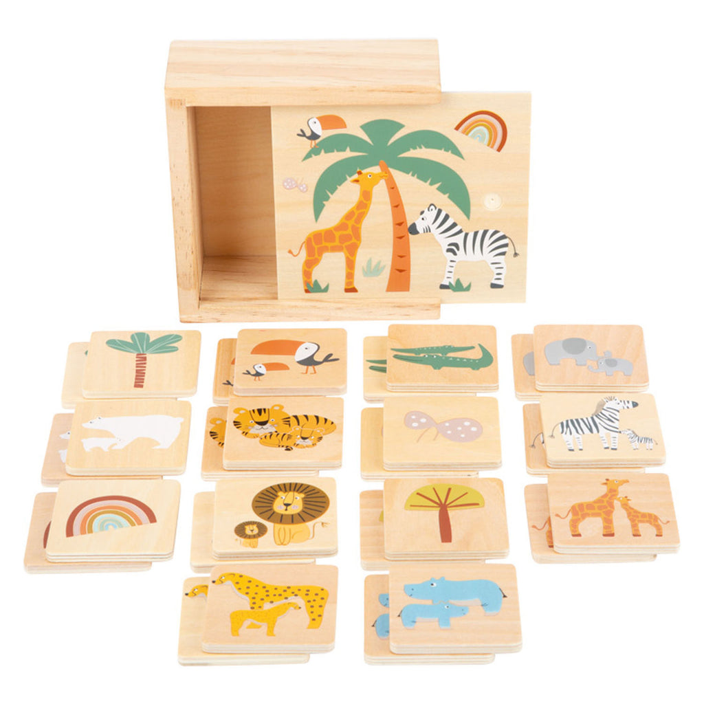 Small foot - houten memo safari