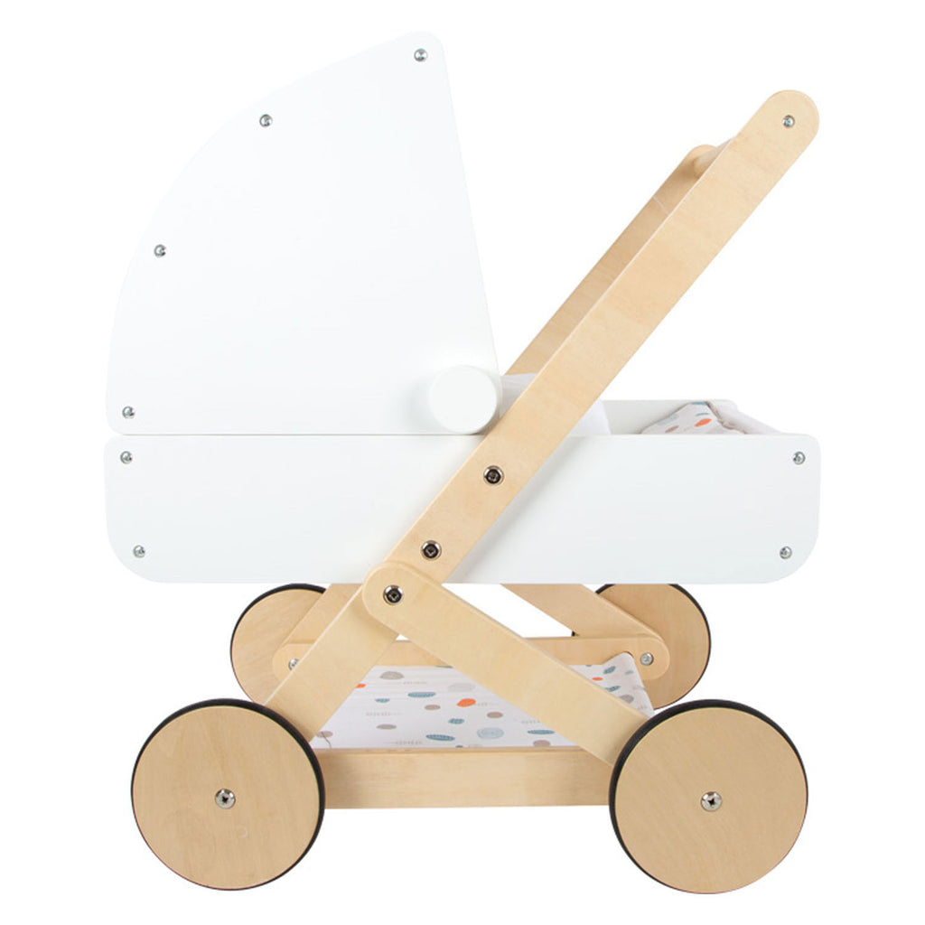small foot - houten poppenwagen little button