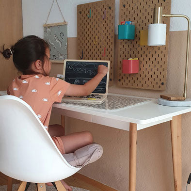 small foot - houten laptop met magneetbord