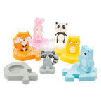 Small foot - houten vormenpuzzel dieren