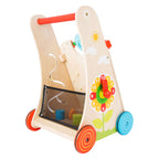 small foot - houten baby walker loopwagen kleurrijk