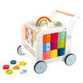 Small foot - houten baby walker loopwagen bloemen