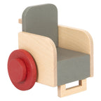 Small foot - houten poppenhuis familie met rolstoel, 6st.