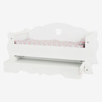 Small foot - houten poppenbed met lade en beddengoed, 4dlg.