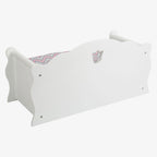 Small foot - houten poppenbed met lade en beddengoed, 4dlg.