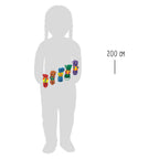 Small foot - springelastiek vlinder kleur, set van 5