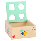 Small foot - houten vormenstoof met blokken natuur, 5dlg.