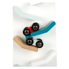 Small foot - houten autobaan toren met auto's, 3dlg.