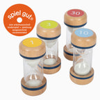 Small foot - houten zandlopers xl set, 4dlg.