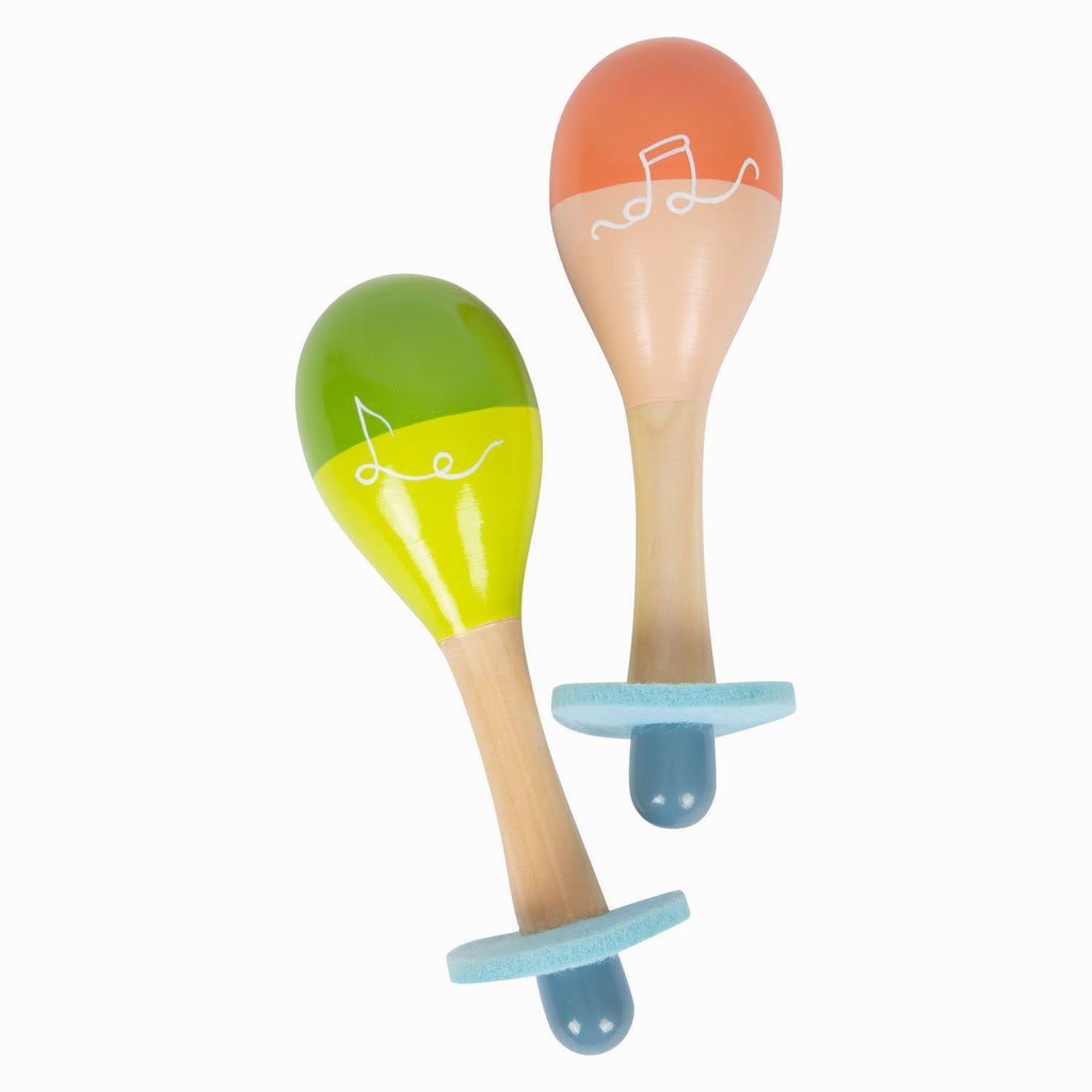 Small foot - houten maracas groovy beats