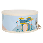 Small foot - houten trommel groovy beats met stokken, 3dlg.